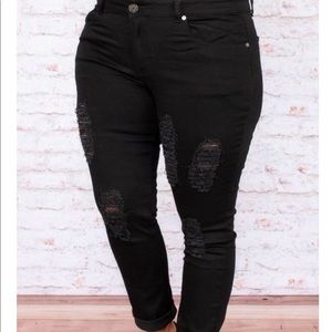 Black skinny jeans
